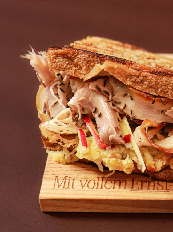 Evening panini specials at Der schöne Ernst.