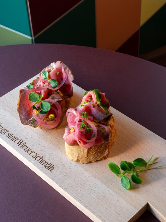 Die Roastbeef-Brote im schönen Ernst sind von höchster Qualität.